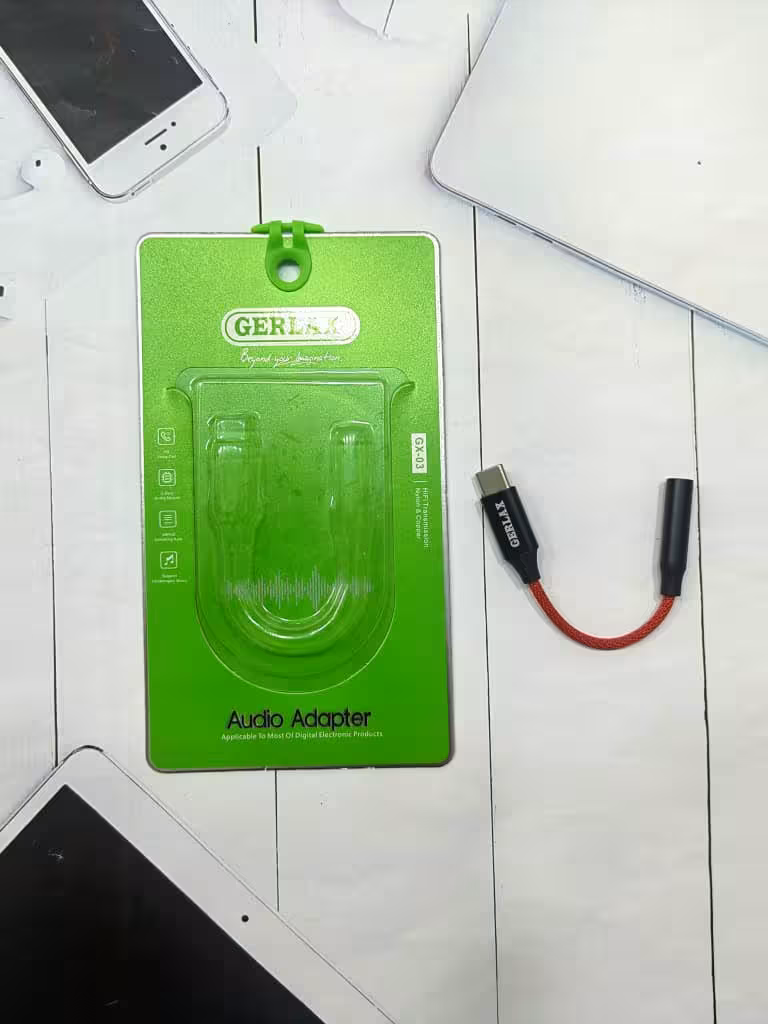 جک Aux تایپ سی جرلکس مدل GX-03Aux jack type C Jerlex model GX-03