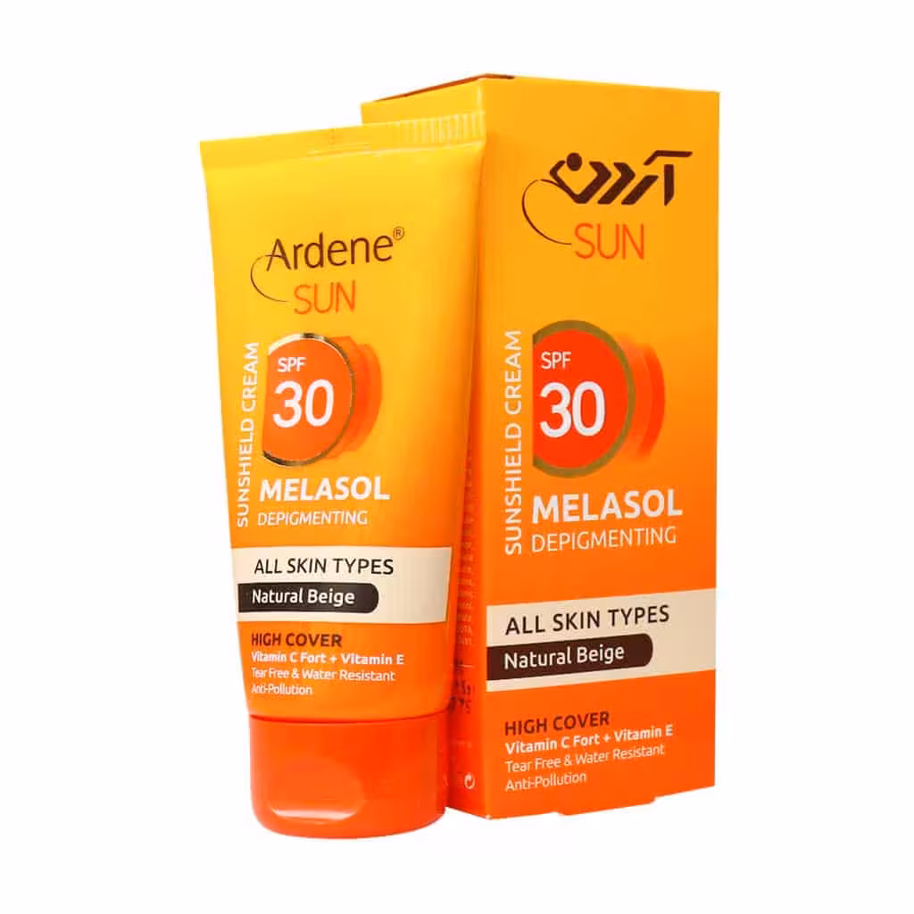 ضد آفتاب بژ طبیعی SPF30 انواع پوست آردن 50 میلی لیتری