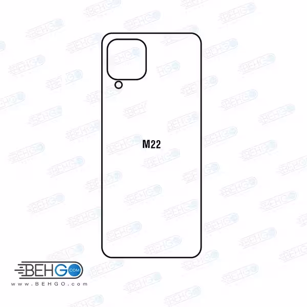 برچسب پشت گوشی سامسونگ Samsung M22