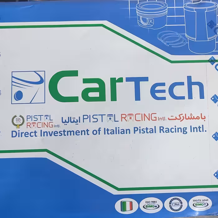 بوش و پیستون و گژین پین پژو 206 تیپ 2 و3    کارتچ گرید B (سر تخت)