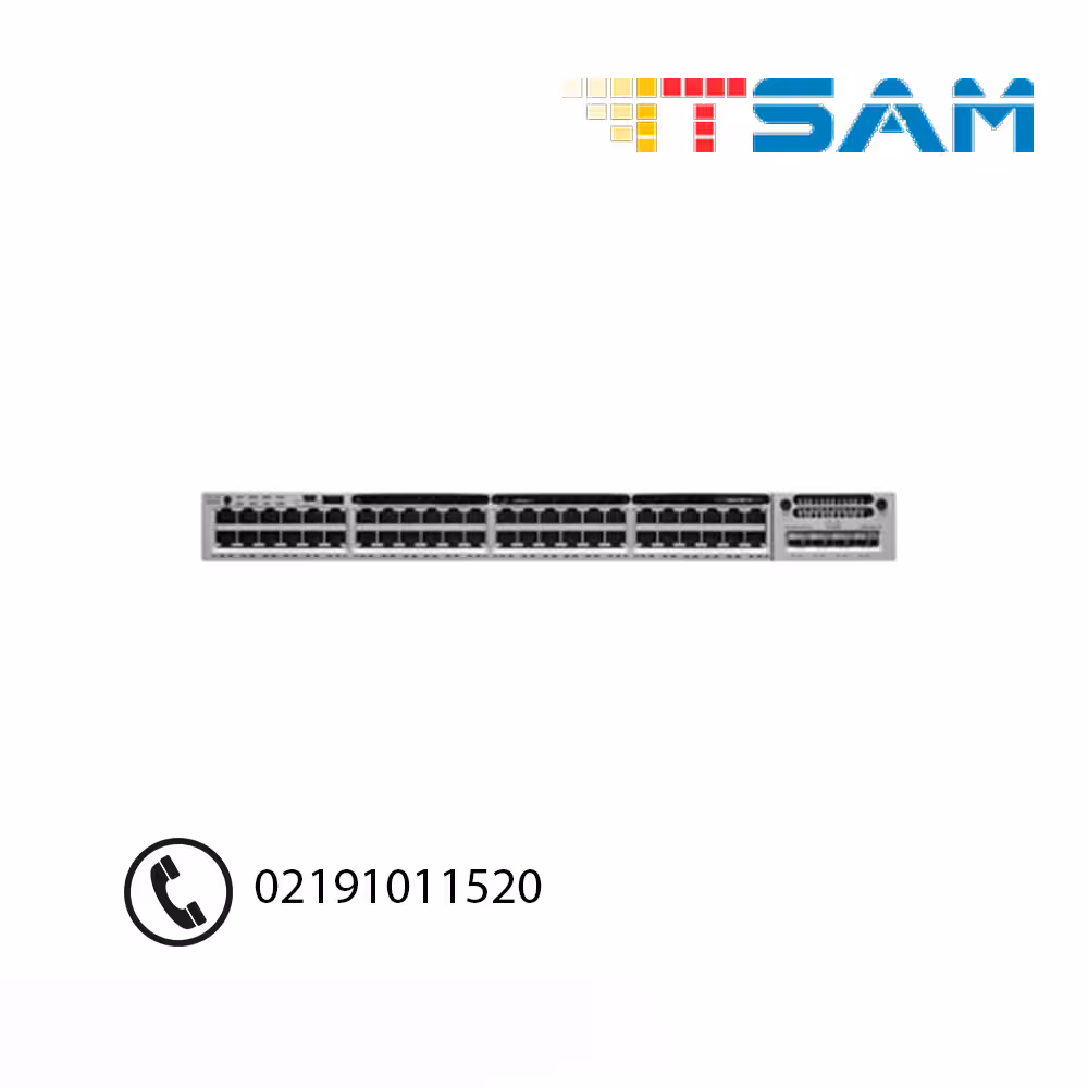 سوئیچ شبکه سیسکو 48 پورت WS-C3850-48P-E