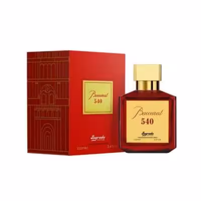 ادوپرفیوم زنانه ساگرادا مدل باکارات رژ با رایحه تلخ حجم 100 میلی لیتر