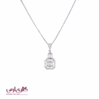 گردنبند نقره امرالدکات ES_7969