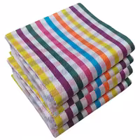 دستمال نظافت خانه و آشپزخانه ویسکوز نساجی دُر هنر یزد مدل گندمینه بسته 4 عددی | کالا مکس