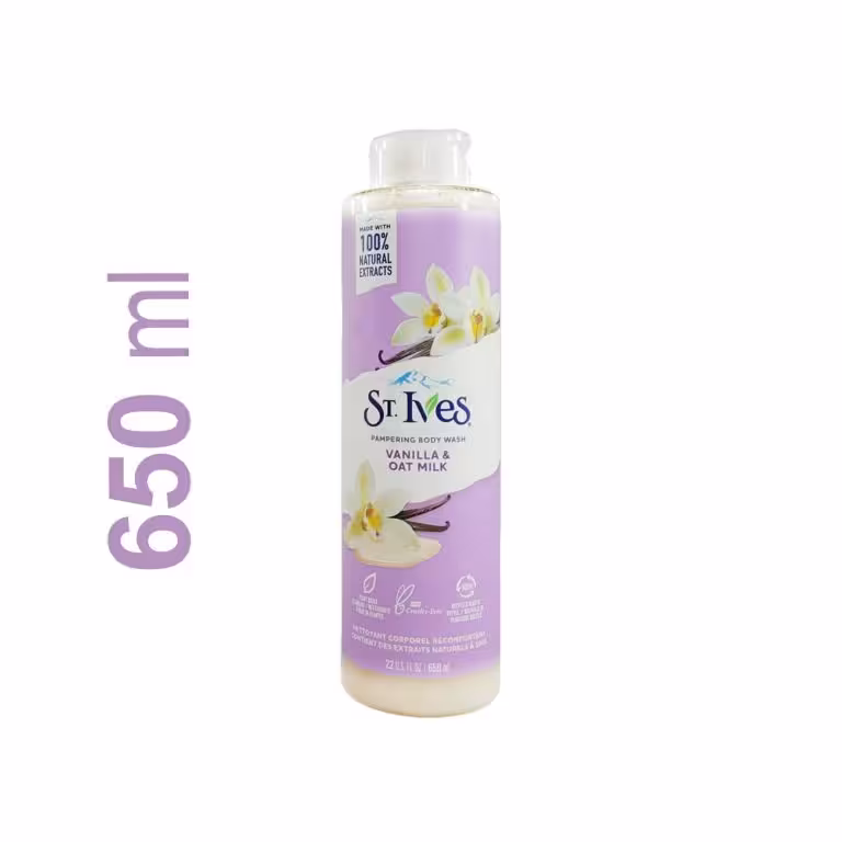 شامپو بدن سنت ایوز مدل وانیل و شیر جو دوسر St.Ives
