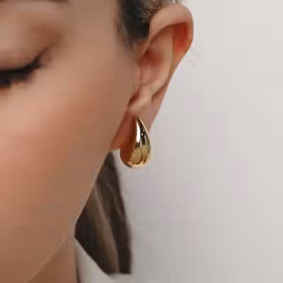 گوشواره آینه ای و لوکس مجلسی. استیل با عیار 316 . ORG311.