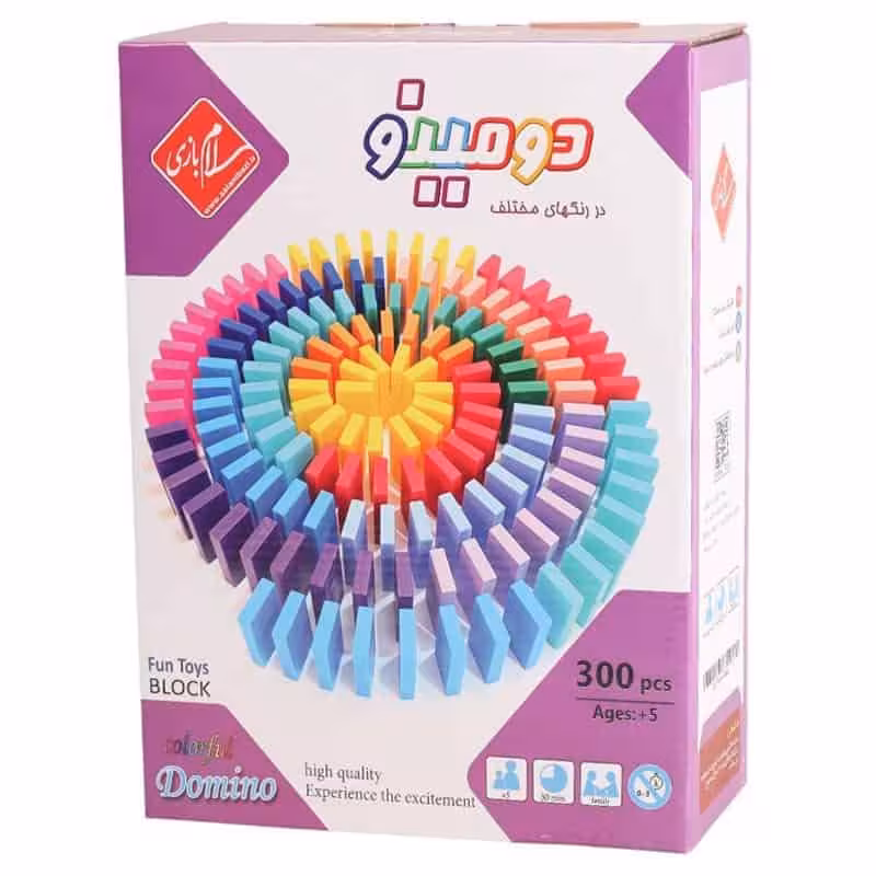 بازی فکری دومینو 300 تکه سلام بازی