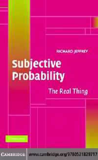 خرید و دانلود نسخه کامل کتاب Subjective Probability: The Real Thing