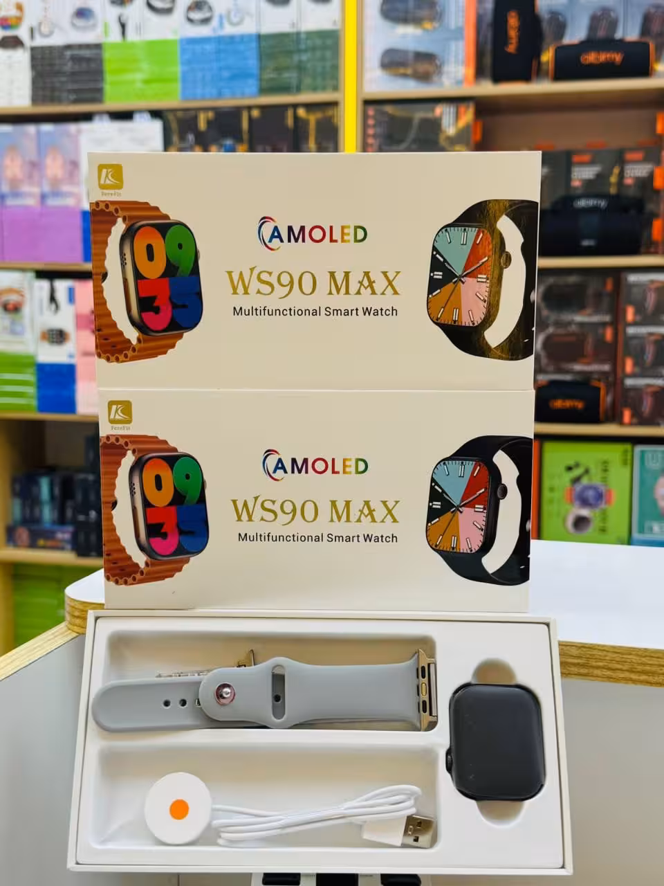 ساعت هوشمند ws90 MAX (صفحه نمایش اَمولد)