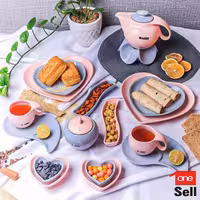 صبحانه خوری ریتا طوسی صورتی وان سل