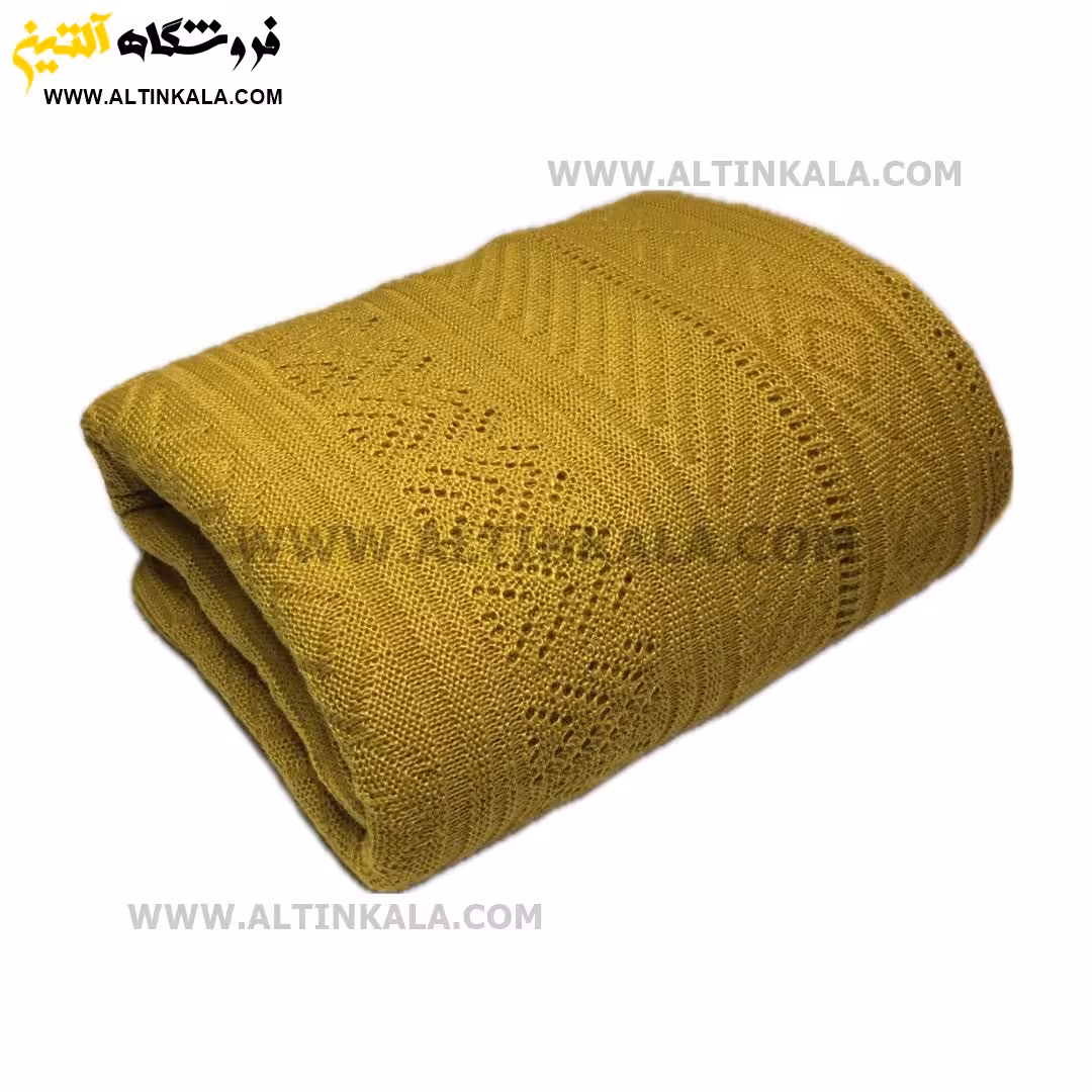 شال مبل بافت (رومبلی) سوپر (تراکم بالا) طرح ارکیده سایز 150×200