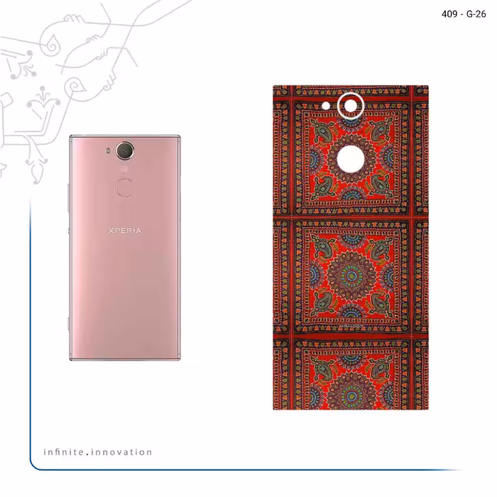 برچسب پوششی ماهوت مدل Embroidered Rug مناسب برای گوشی موبایل سونی Xperia XA2