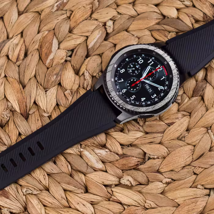 برچسب ماهوت طرح White-Wood مناسب برای ساعت هوشمند سامسونگ Galaxy Gear S3 Frontier
