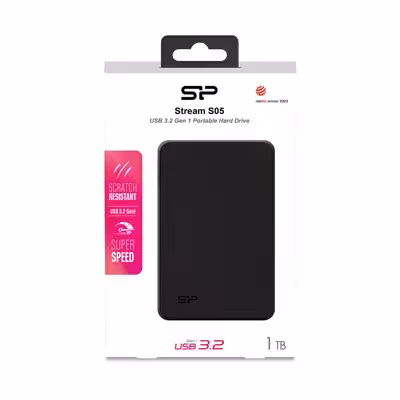 هارد اکسترنال سیلیکون پاور مدل Stream S05 ظرفیت یک ترابایت