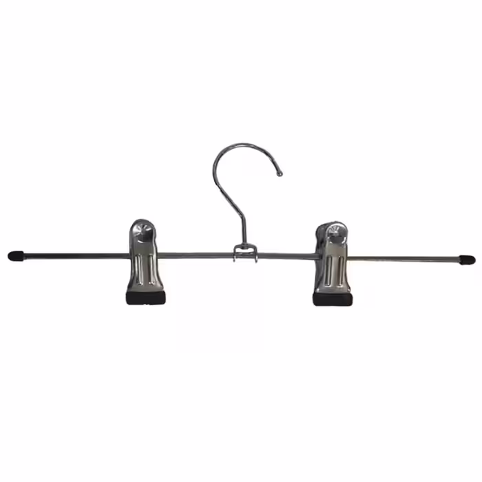 چوب لباسی مدل دو گیره فلزی RNGK30CM بسته 4 عددی 