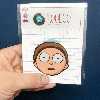 استیکر تزئینی موبایل و تبلت لولو مدل مورتی سریال ریک و مورتی کد 305