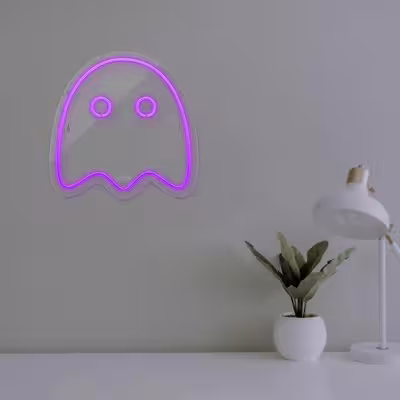 چراغ دیواری نئون دیزاین طرح Packman-2_PR