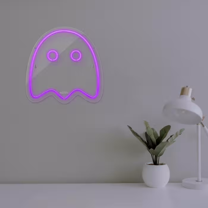 چراغ دیواری نئون دیزاین طرح Packman-2_PR