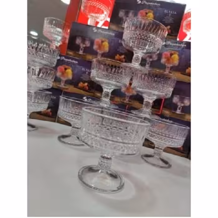 بستنی خوری پاشاباغچه مدل الیسا کد 51749 بسته شش عددی 