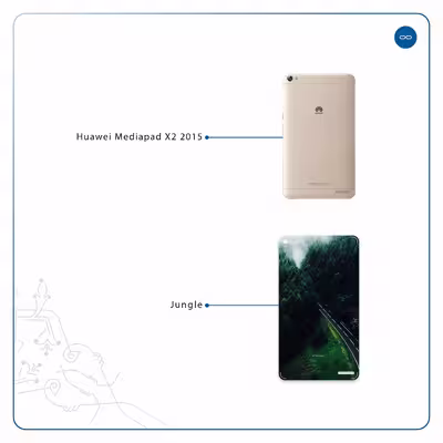 برچسب پوششی ماهوت مدل Jungle مناسب برای تبلت هوآوی Mediapad X2 2015