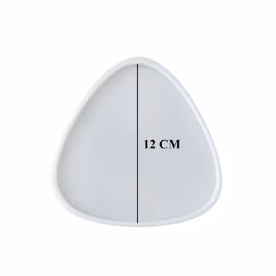 قالب رزین مدل زیرلیوانی طرح مثلث کد ZPO1