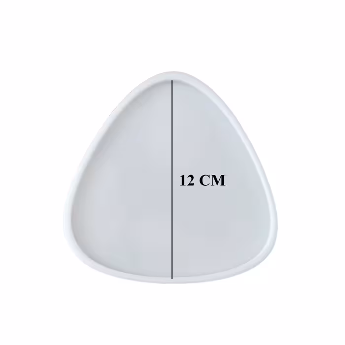 قالب رزین مدل زیرلیوانی طرح مثلث کد ZPO1