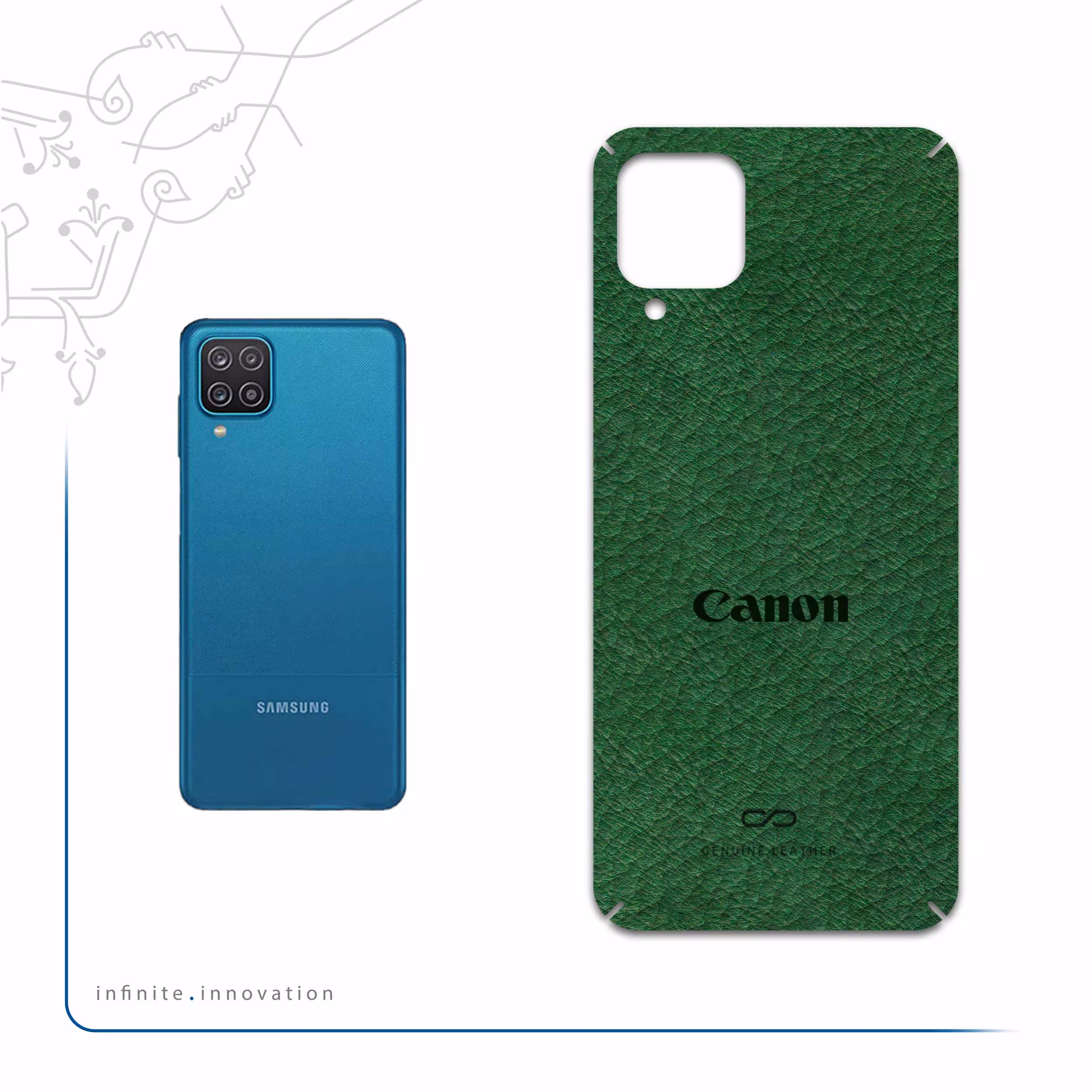 برچسب پوششی ماهوت مدل GL-CNN مناسب برای گوشی موبایل سامسونگ Galaxy A12