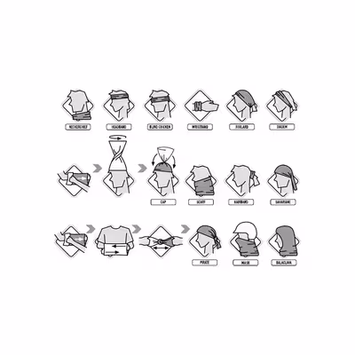 دستمال سر و گردن باف مدل Mont Blanc F2023