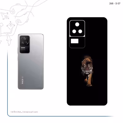 برچسب پوششی ماهوت مدل Wild_Tiger مناسب برای گوشی موبایل شیائومی Poco F4 5G