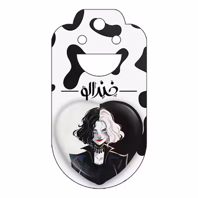 پیکسل خندالو طرح کروئلا Cruella مدل قلبی کد 10745