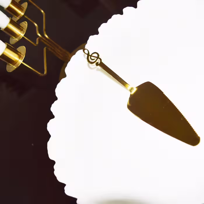 کفگیر کیک مدل نت موسیقی