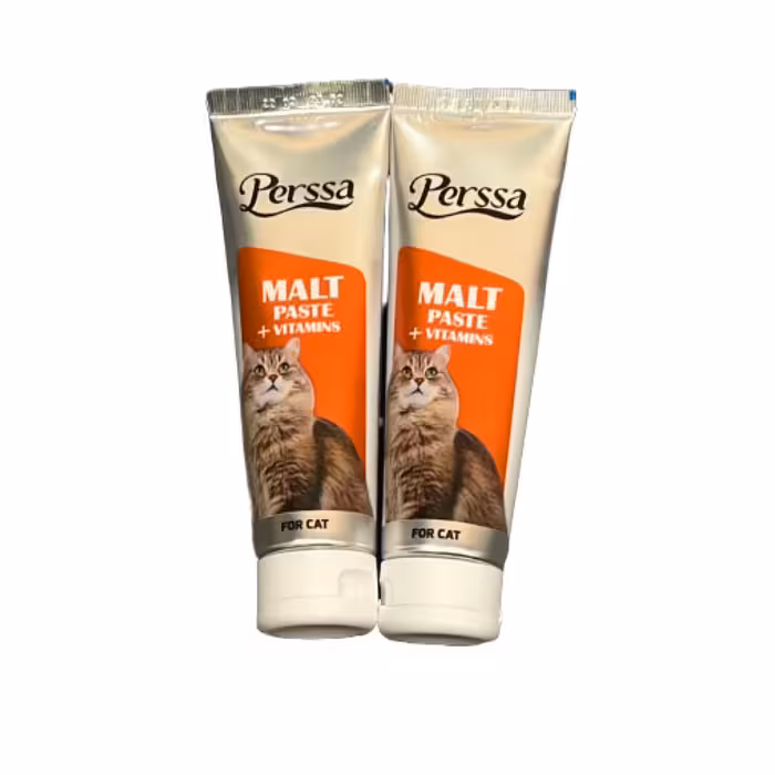 خمیر مالت گربه پرسا مدل MALT PASTE VITAMINS وزن 100 گرم بسته 2 عددی