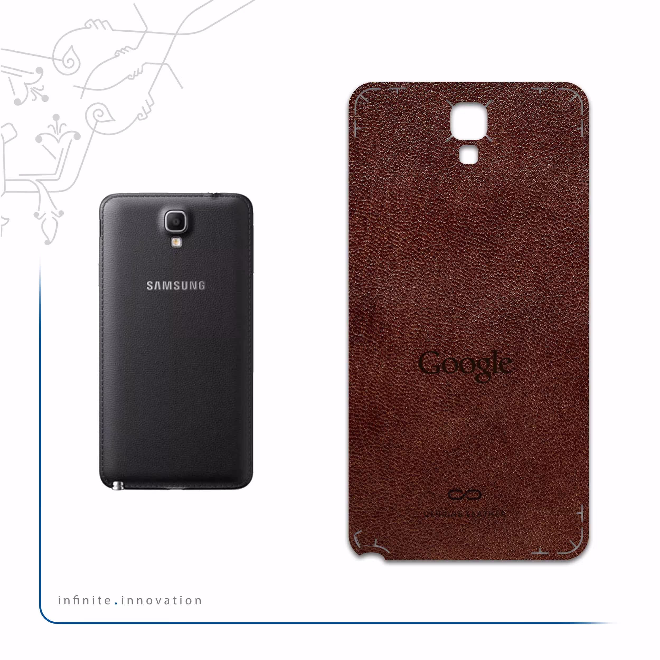 برچسب پوششی ماهوت مدل NL-GGL مناسب برای گوشی موبایل سامسونگ Galaxy Note 3 Neo