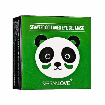 ماسک زیر چشم سرسان لاو مدل seaweed وزن 80 گرم بسته 60 عددی