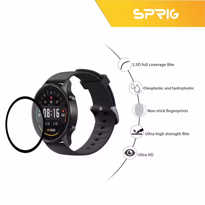 محافظ صفحه نمایش نانو اسپریگ مدل SPG مناسب برای ساعت هوشمند شیایومی Mi Watch Color Sport
