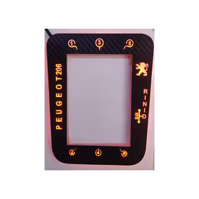 پنل دور دنده خودرو مدل چراغ دار  OR مناسب برای پژو 206