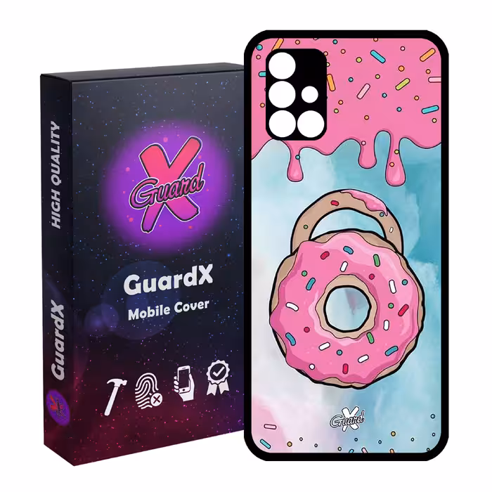 کاور گارد ایکس طرح Donut مدل Glass10069 مناسب برای گوشی موبایل سامسونگ Galaxy A51 5G