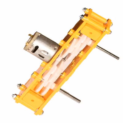 موتور گیربکس ربات مدل دو شفت