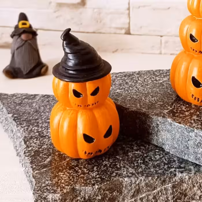 قالب شمع مدل کدو هالوین 2 طبقه