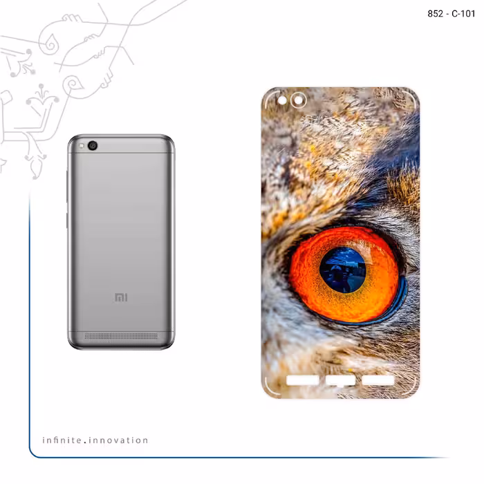 برچسب پوششی ماهوت مدل Owl eyes مناسب برای گوشی موبایل شیائومی Redmi 5A