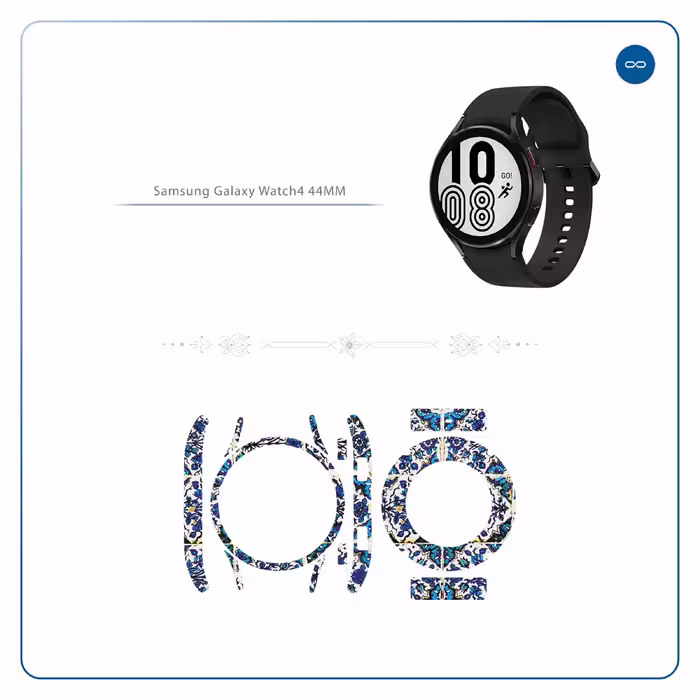 برچسب ماهوت طرح Iran Tile1 مناسب برای ساعت هوشمند سامسونگ Watch4 44mm