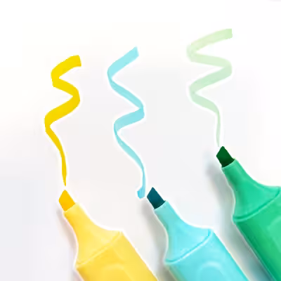 ماژیک علامت گذار لاکسر مدل پاستل سریز بسته 7 عددی