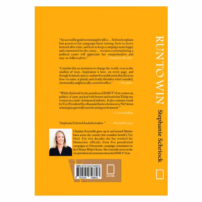 کتاب Run to Win: Lessons in Leadership for Women Changing the World اثر Stephanie Schriock انتشارات datton