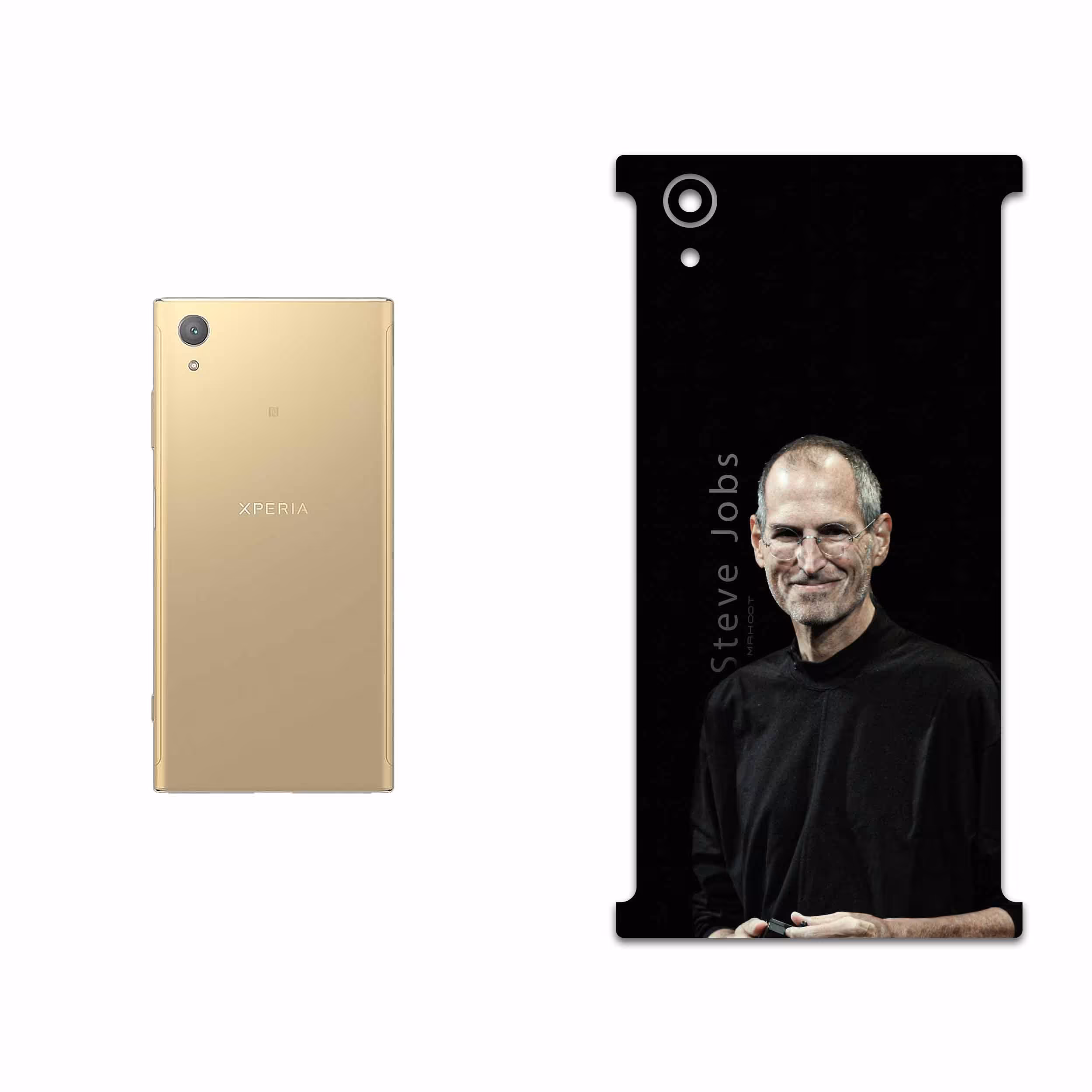 برچسب پوششی ماهوت مدل Steve Jobs مناسب برای گوشی موبایل سونی Xperia XA1 Plus