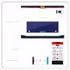 برچسب پوششی ماهوت مدل Blue-Holographic مناسب برای تبلت سامسونگ Galaxy Tab S 10.5 2014 T800