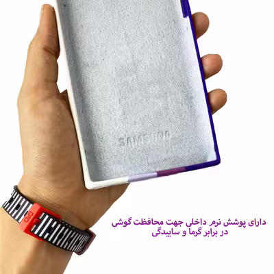 کاور کلاسیک طرح آبرنگی مدل سیلیکون کد KHO.138 مناسب برای گوشی موبایل سامسونگ Galaxy S22 ULTRA