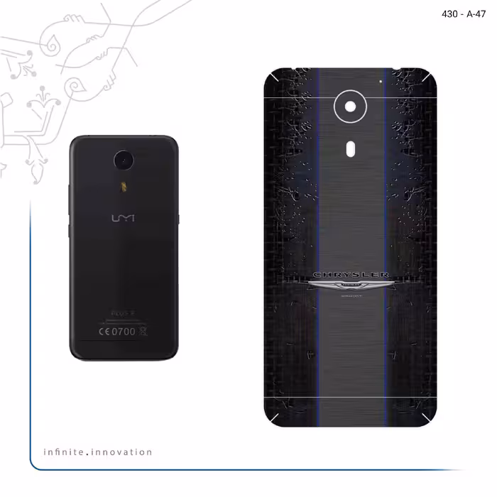 برچسب پوششی ماهوت مدل Chrysler مناسب برای گوشی موبایل یومی Plus