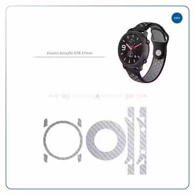 برچسب ماهوت طرح Steel Fiber مناسب برای ساعت هوشمند شیایومی Amazfit GTR 47mm