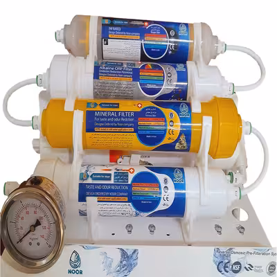 دستگاه تصفیه کننده آب رسا نور بابایی مدل X metal m800 به همراه فیلتر بسته 4 عددی
