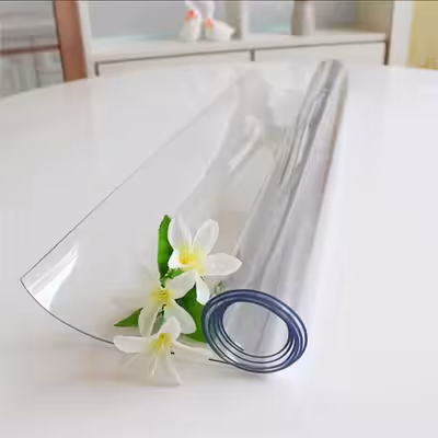 طلق رومیزی مدل کریستال ضخیم کد A90-T200 سایز 200×90 سانتی متر